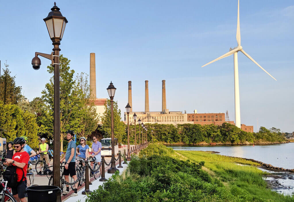 Photos are courtesy of Mystic River Watershed Association. Photo by David Loutzenheiser.